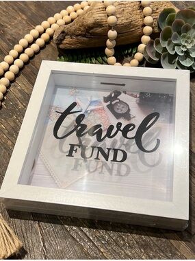 PIGGY BANK - Travel Fund Frame Bank!